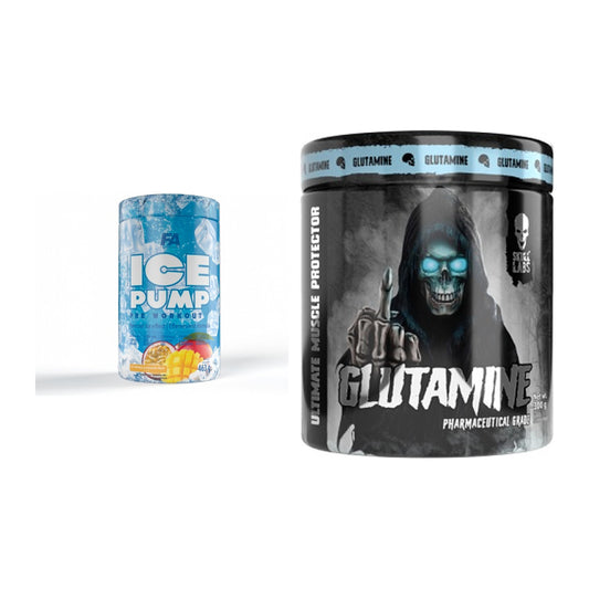 Trainings-Set: FA Nutrition ICE Pump + Skull Labs Glutamine – alle enthaltenen Artikel