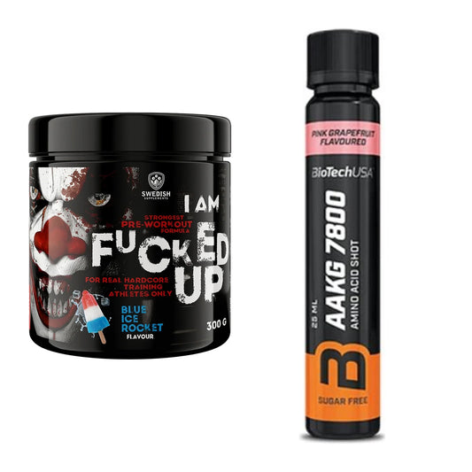 Trainings-Set: Swedish Supplements Fucked Up + BioTech AAKG 7800 – alle enthaltenen Artikel
