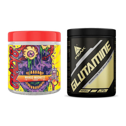 Trainings-Set: Swedish Supplements Crazy 8 + Peak Glutamin – alle enthaltenen Artikel
