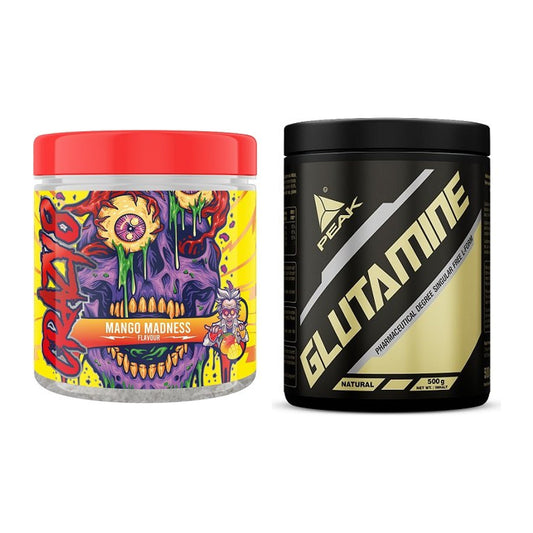 Trainings-Set: Swedish Supplements Crazy 8 + Peak Glutamin – alle enthaltenen Artikel