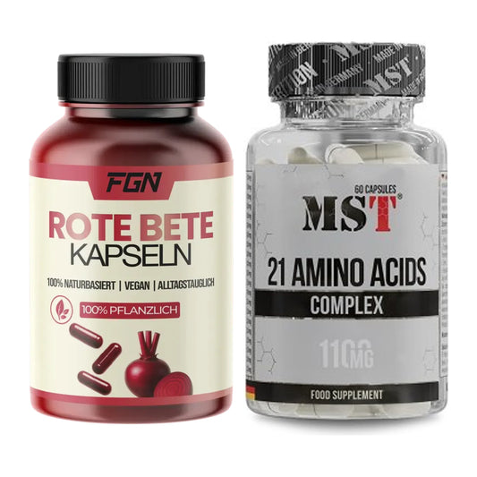 Trainings-Set: FGN Rote Beete + MST 21 Amino Acids – alle enthaltenen Artikel