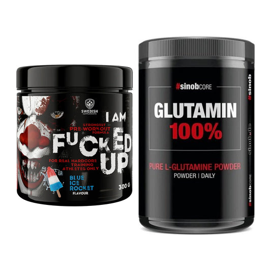 Trainings-Set: Swedish Supplements Fucked Up + Sinob Core L-Glutamin – alle enthaltenen Artikel