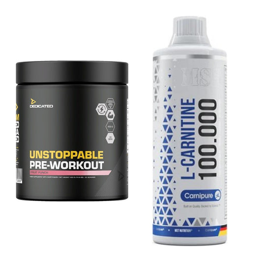 Trainings-Set: Dedicated Unstoppable + MST L-Carnitine Carnipure – alle enthaltenen Artikel