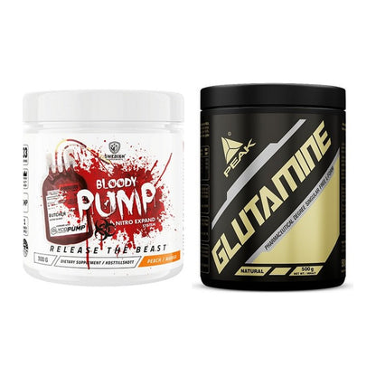 Trainings-Set: Swedish Supplements Bloody Pump + Peak Glutamin – alle enthaltenen Artikel