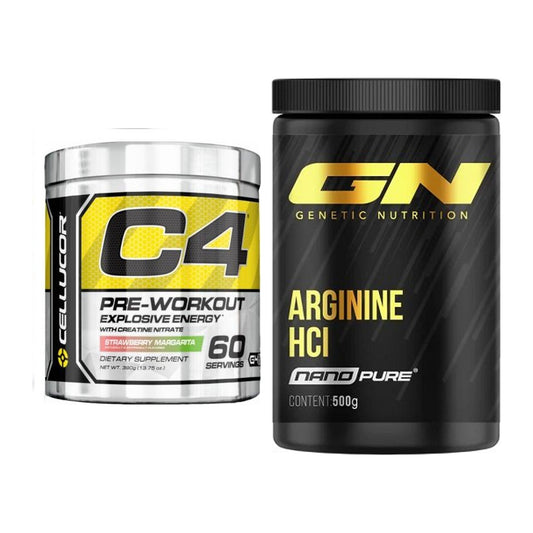 Trainings-Set: Cellucor C4 Original 60 + GN Arginine HCL Nano Pure – alle enthaltenen Artikel