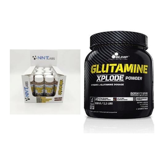 Trainings-Set: NNT Extreme Pre-Workout + Olimp L-Glutamine Xplode – alle enthaltenen Artikel
