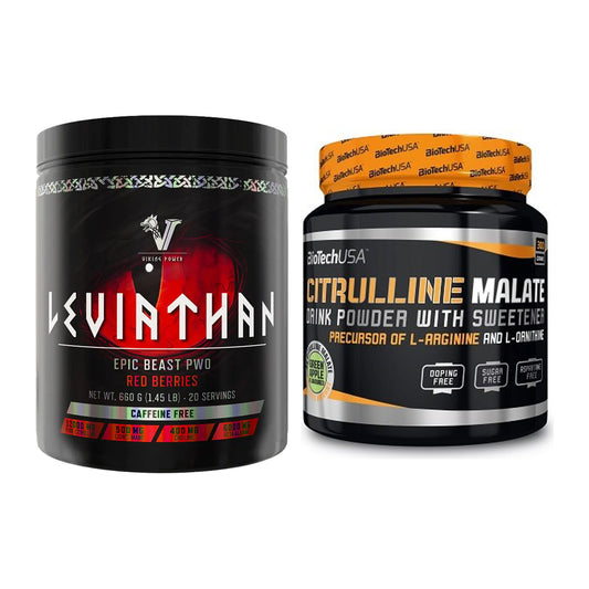 Trainings-Set: Viking Power Leviathan + BioTech Citrulline Malate – alle enthaltenen Artikel