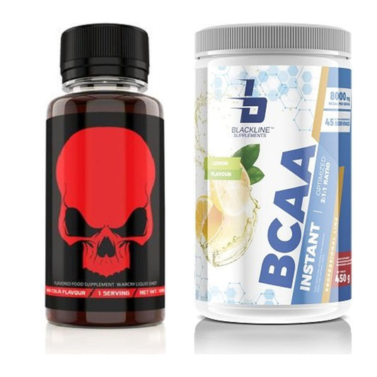 Trainings-Set: Genius Nutrition Warcry + Blackline Supplements BCAA – alle enthaltenen Artikel