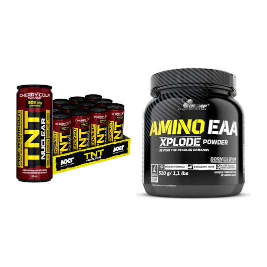 Trainings-Set: NXT Nutrition TNT NUCLEAR + Olimp Amino EAA Xplode – alle enthaltenen Artikel