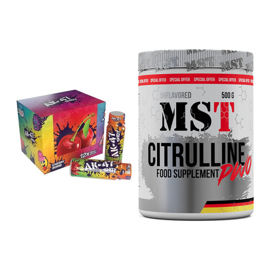 Trainings-Set: AK47 Labs AK47 Shots + MST Citrulline Malat 500g – alle enthaltenen Artikel