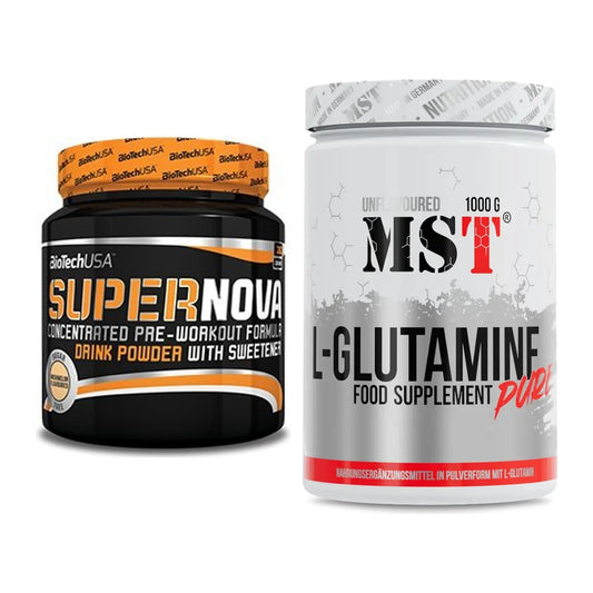 Trainings-Set: BioTech Supernova + MST Glutamine – alle enthaltenen Artikel