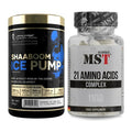 Trainings-Set: Kevin Levrone Shaaboom Ice Pump + MST 21 Amino Acids – alle enthaltenen Artikel