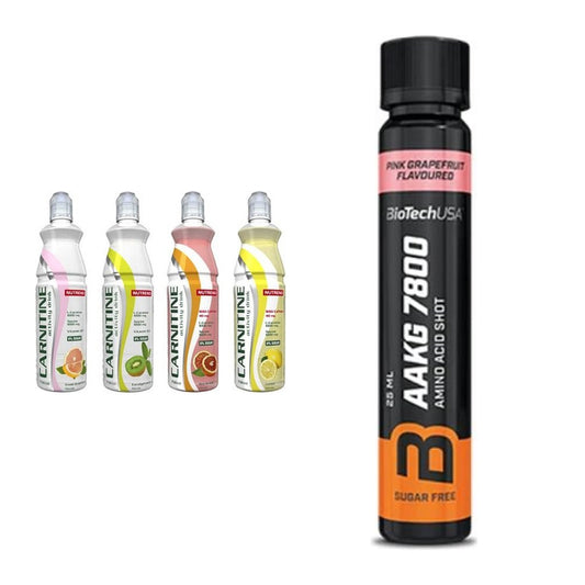 Trainings-Set: Nutrend Activity + BioTech AAKG 7800 20 x – alle enthaltenen Artikel