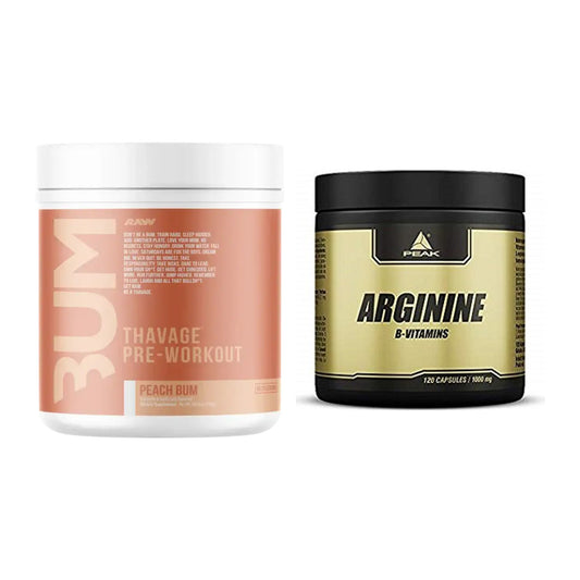 Trainings-Set: RAW Nutrition CBUM Thavage + Peak Arginin – alle enthaltenen Artikel