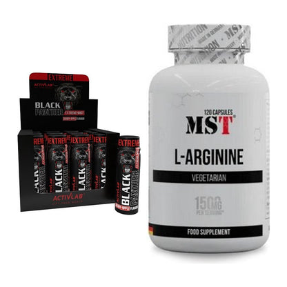 Trainings-Set: Activlab Black Panther + MST L-Arginine 120 Kaps. – alle enthaltenen Artikel