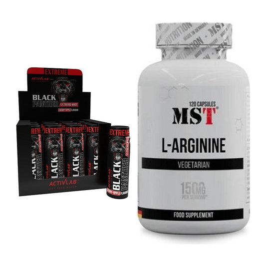 Trainings-Set: Activlab Black Panther + MST L-Arginine 120 Kaps. – alle enthaltenen Artikel
