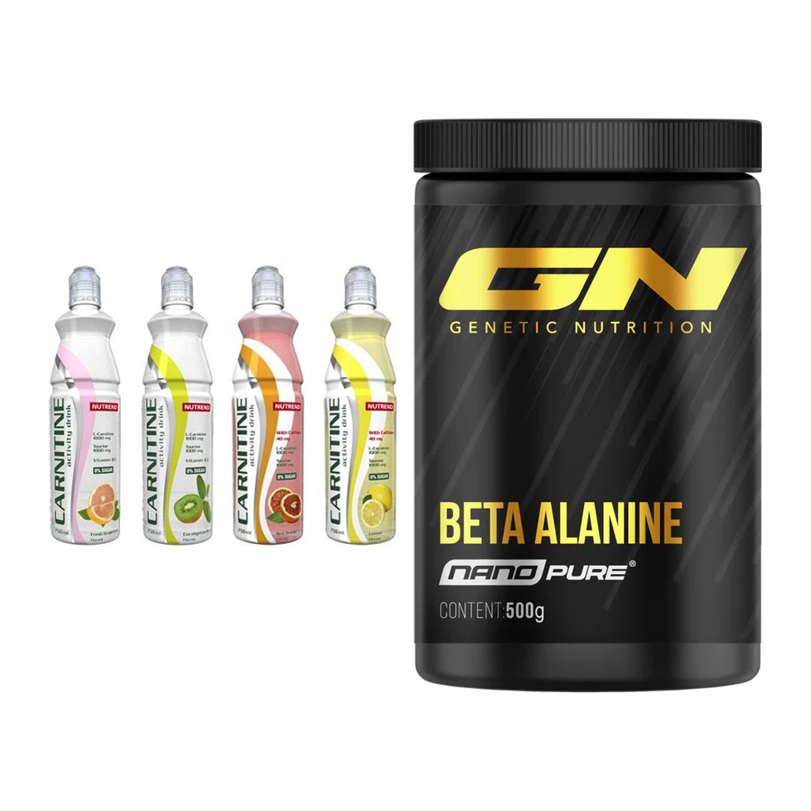 Trainings-Set: Nutrend Activity + GN Nano Beta Alanine – alle enthaltenen Artikel