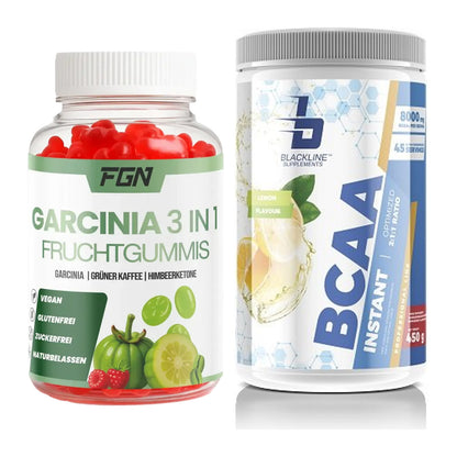 Trainings-Set: FGN Garcinia 60 + Blackline Supplements BCAA – alle enthaltenen Artikel