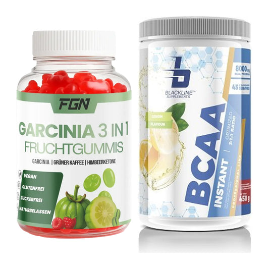 Trainings-Set: FGN Garcinia 60 + Blackline Supplements BCAA – alle enthaltenen Artikel