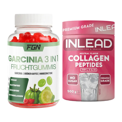 Trainings-Set: FGN Garcinia 60 + INLEAD Collagen Peptides – alle enthaltenen Artikel