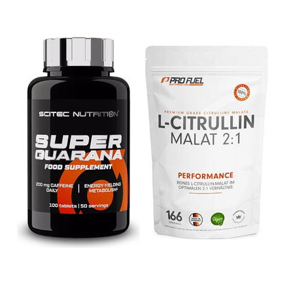 Trainings-Set: Scitec Super Guarana 100 + ProFuel L-Citrullin Malat – alle enthaltenen Artikel