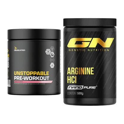 Trainings-Set: Dedicated Unstoppable + GN Arginine HCL Nano Pure – alle enthaltenen Artikel