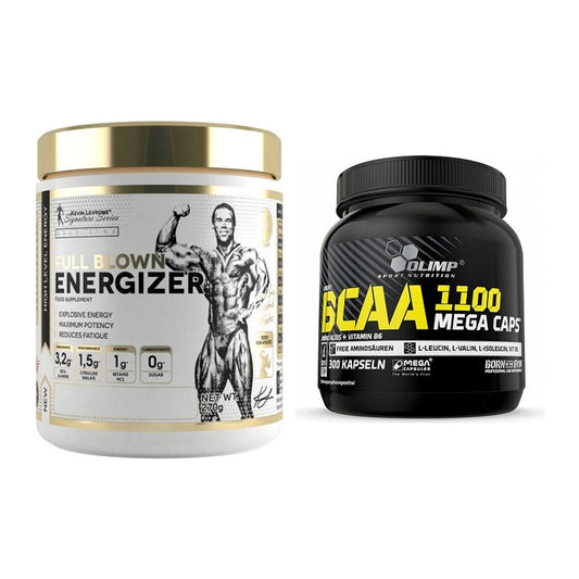 Trainings-Set: Kevin Levrone Full Blown + Olimp BCAA Mega Caps – alle enthaltenen Artikel