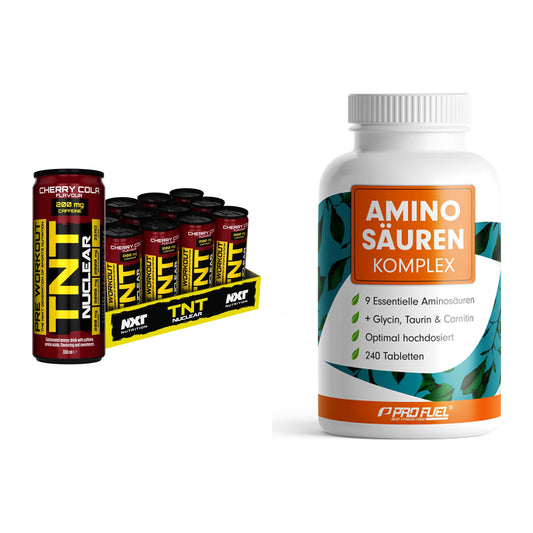 Trainings-Set: NXT Nutrition TNT NUCLEAR + ProFuel Aminosäuren – alle enthaltenen Artikel