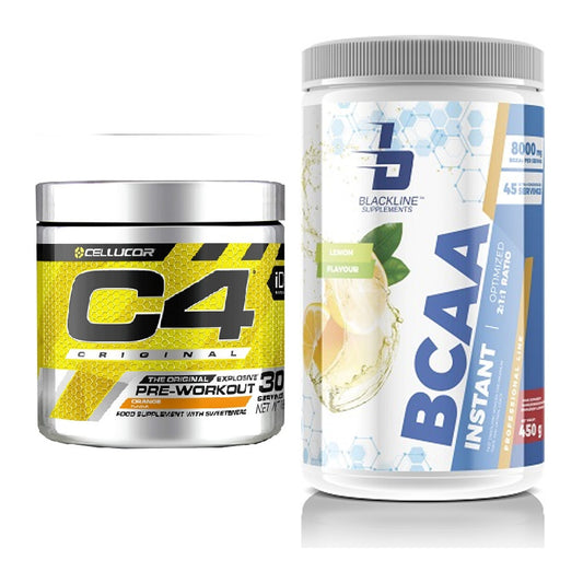 Trainings-Set: Cellucor C4 Original + Blackline Supplements BCAA – alle enthaltenen Artikel