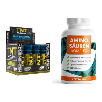 Trainings-Set: NXT Nutrition TNT Nuclear + ProFuel Aminosäuren – alle enthaltenen Artikel