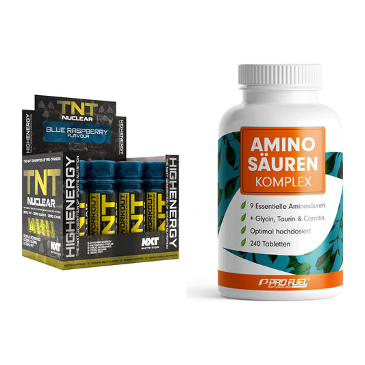 Trainings-Set: NXT Nutrition TNT Nuclear + ProFuel Aminosäuren – alle enthaltenen Artikel