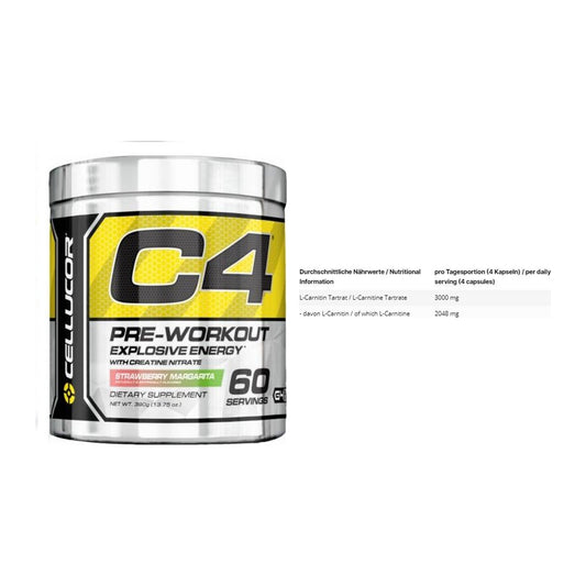 Trainings-Set: Cellucor C4 Original 60 + INLEAD L-Carnitine – alle enthaltenen Artikel