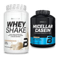 BioTech USA Protein-Duo Tag & Nacht: Whey Shake + Micellar Casein – alle enthaltenen Artikel