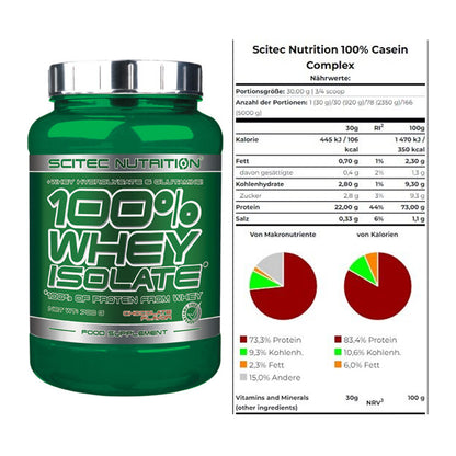 Scitec Nutrition Protein-Duo Tag & Nacht: Whey Isolate + Casein Compl – alle enthaltenen Artikel