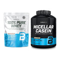 BioTech USA Protein-Duo Tag & Nacht: 100% Pure Whey + Micellar Casein – alle enthaltenen Artikel
