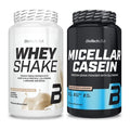 BioTech USA Protein-Duo Tag & Nacht: Whey Shake + Micellar Casein – alle enthaltenen Artikel