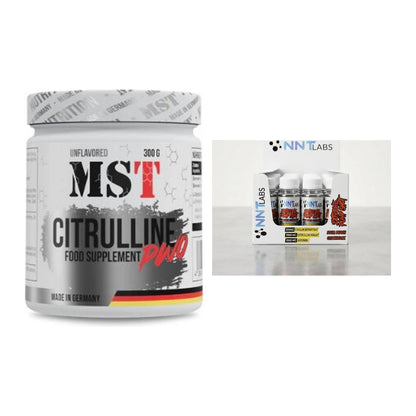 Pump-Set: MST Citrulline Malat 300g + NNT Extreme Pump Shot 20x60ml – alle enthaltenen Artikel