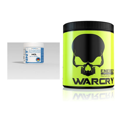 Pump-Set: NNT Arginin + Genius Nutrition Warcry Energy – alle enthaltenen Artikel