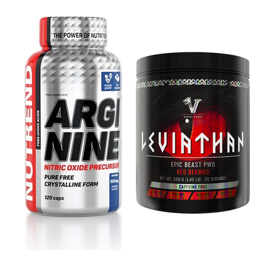 Pump-Set: Nutrend Arginine + Viking Power Leviathan Hardcore – alle enthaltenen Artikel