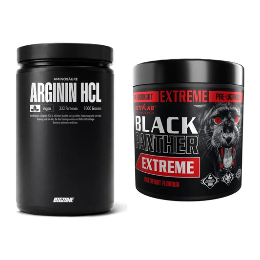 Pump-Set: Big Zone L-Arginin + Activlab Black Panther EXTREME – alle enthaltenen Artikel