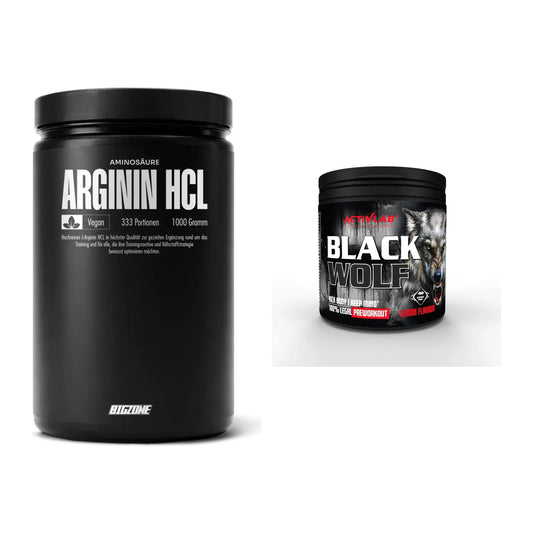 Pump-Set: Big Zone L-Arginin + Activlab Black Wolf Pre-Workout – alle enthaltenen Artikel