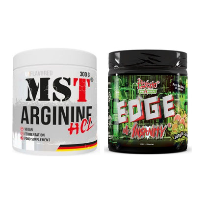 Pump-Set: MST Arginine HCL + Psycho Pharma Edge of Insanity – alle enthaltenen Artikel