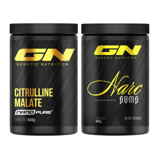 GN Labaratories Pump-Set: GN Citrulline Malate + GN Narc Pump 460g – alle enthaltenen Artikel