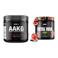 Pump-Set: Sinob Core Arginin AAKG + Redcon1 Total War PUMP (Plum – alle enthaltenen Artikel