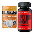 Pump-Set: INLEAD L-Citrullin Malat 2:1 + Body Attack LIPO 100-HARDCORE – alle enthaltenen Artikel