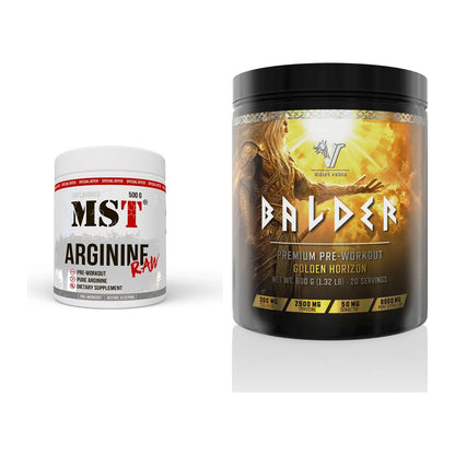 Pump-Set: MST Arginine RAW + Viking Power Balder PWO – alle enthaltenen Artikel