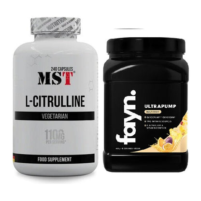 Pump-Set: MST Citrulline + Fayn. Ultrapump 450g (Peach Ice – alle enthaltenen Artikel