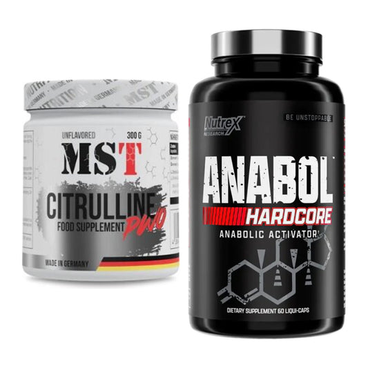 Pump-Set: MST Citrulline Malat 300g + Nutrex Anabol Hardcore – alle enthaltenen Artikel