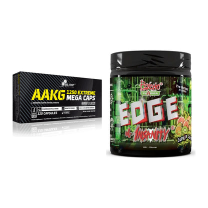 Pump-Set: Olimp AAKG Extreme Mega Caps + Psycho Pharma Edge – alle enthaltenen Artikel