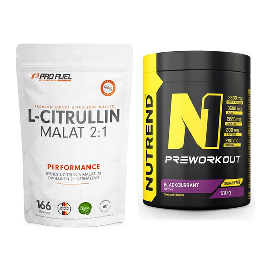 Pump-Set: ProFuel L-Citrullin Malat + Nutrend N1 Preworkout – alle enthaltenen Artikel